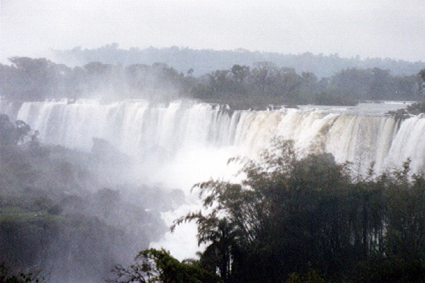 Les chuttes d'Iguazu