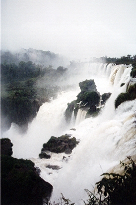 Les chuttes d'Iguazu