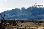 Paysage de mort sur la route des glaciers