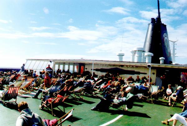 Croisire en mer du Nord  bord du Norona de la Smyril Line