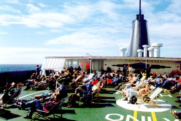 La croisire s'amuse ! Disons qu'elle prends le FRAIS sous un superbe soleil