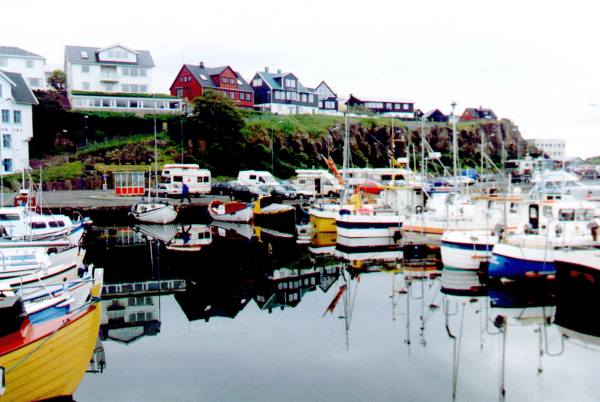 Torshavn, capitale des Fros avec ses 16.000 habitants