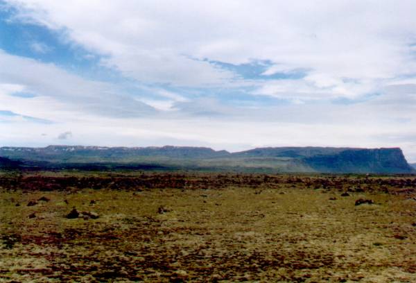 Les champs de lave du Sud