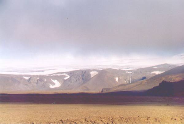 Le glacier Langjokull, on est plus dans le centre