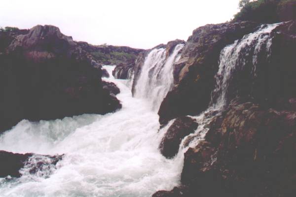 La runion de l'eau et de la lave  Husafell