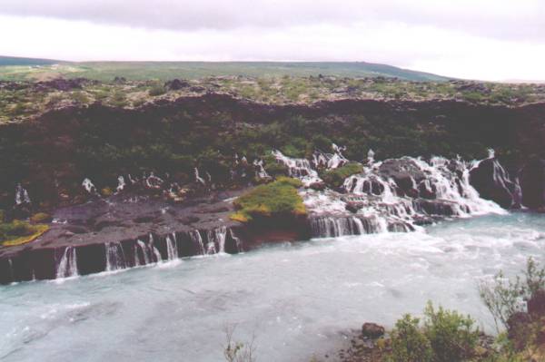 La runion de l'eau et de la lave  Husafell