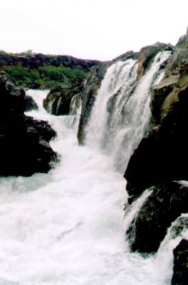 La runion de l'eau et de la lave  Husafell