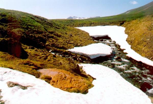 Neige de juillet en Islande