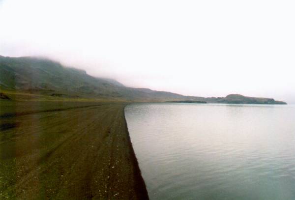 Le lac de Kleifarvatn, pas vraiment hospitali